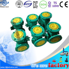 L Type Three Way Ball Valve with Flanged Ends
